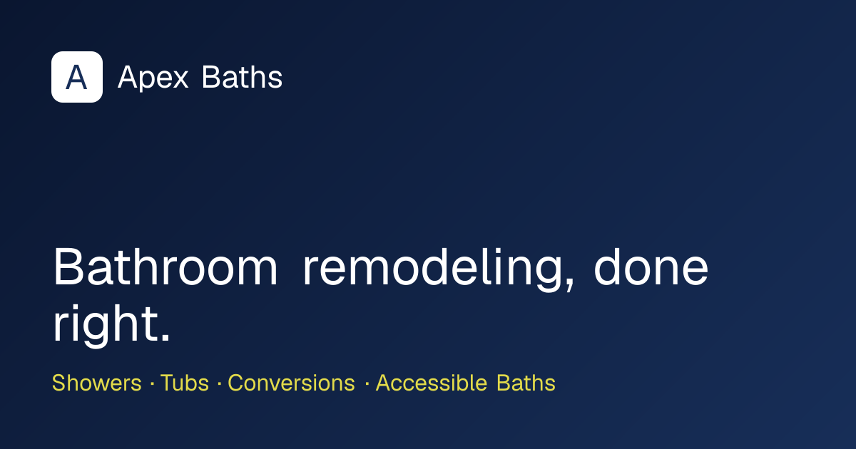 Shower Replacement in CT | New Showers & Glass | Apex Baths
